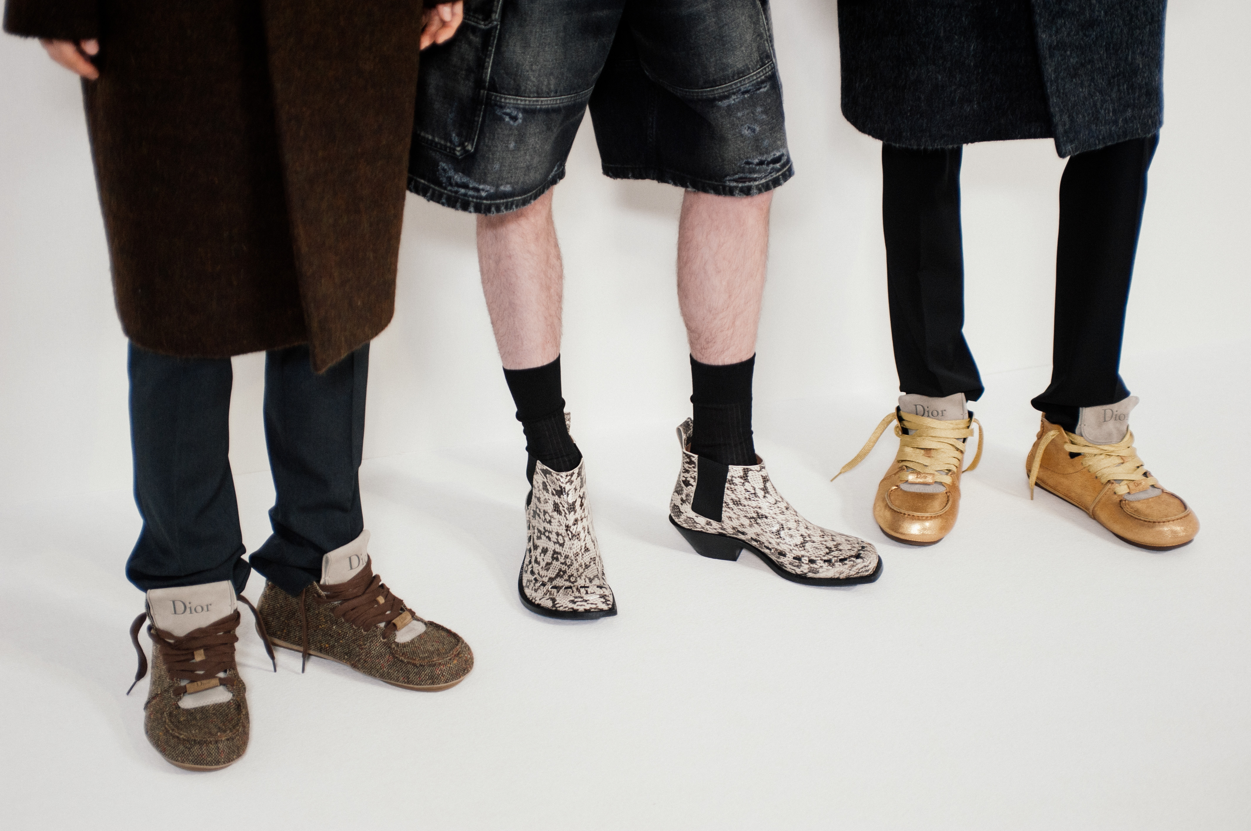 Some of the footwear from Jonathan Anderson's Dior Fall/Winter 2026.