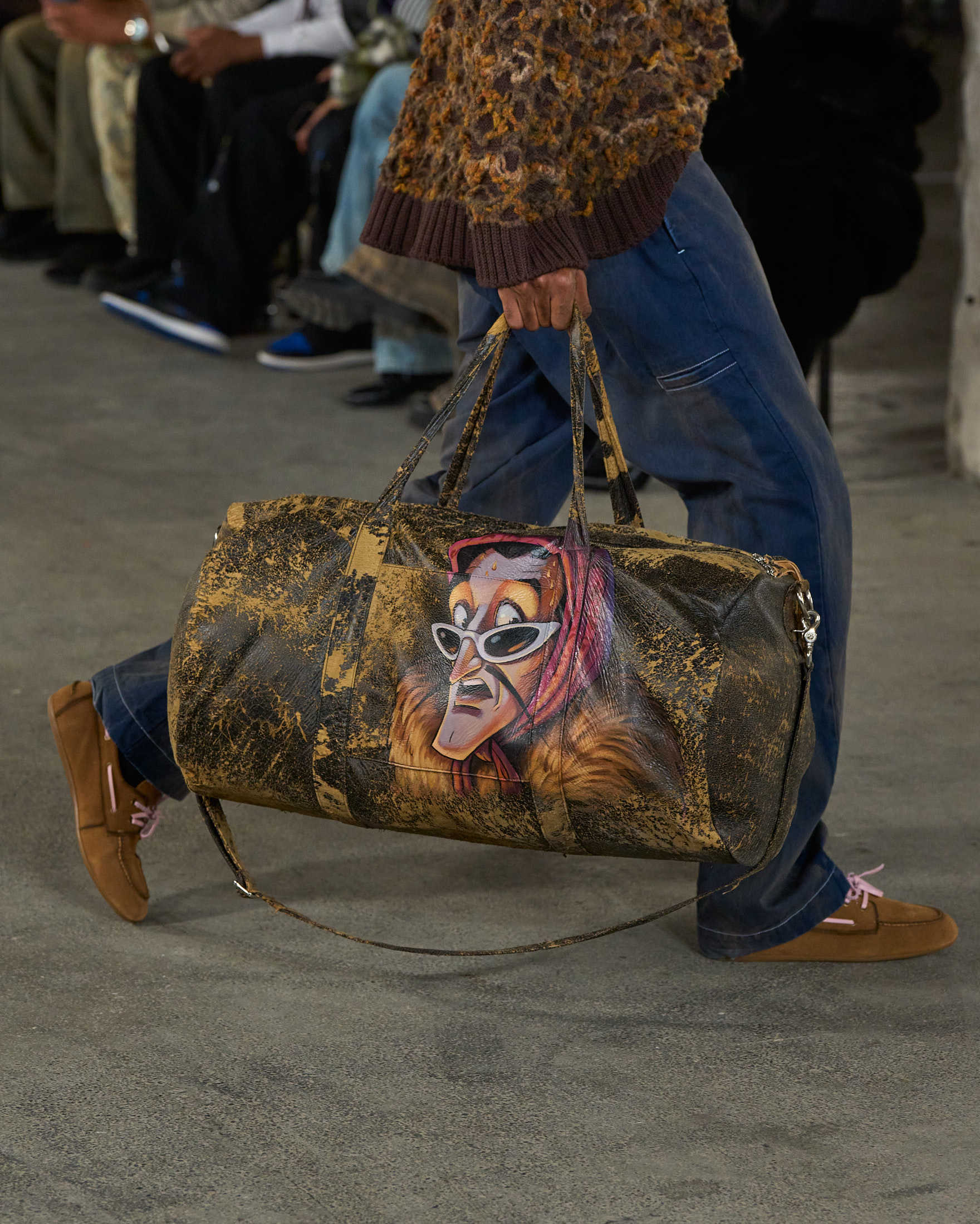 Some of the Nahmias Fall/Winter 2026 accessories featured '90-inspired illustrations by artist John Massé.