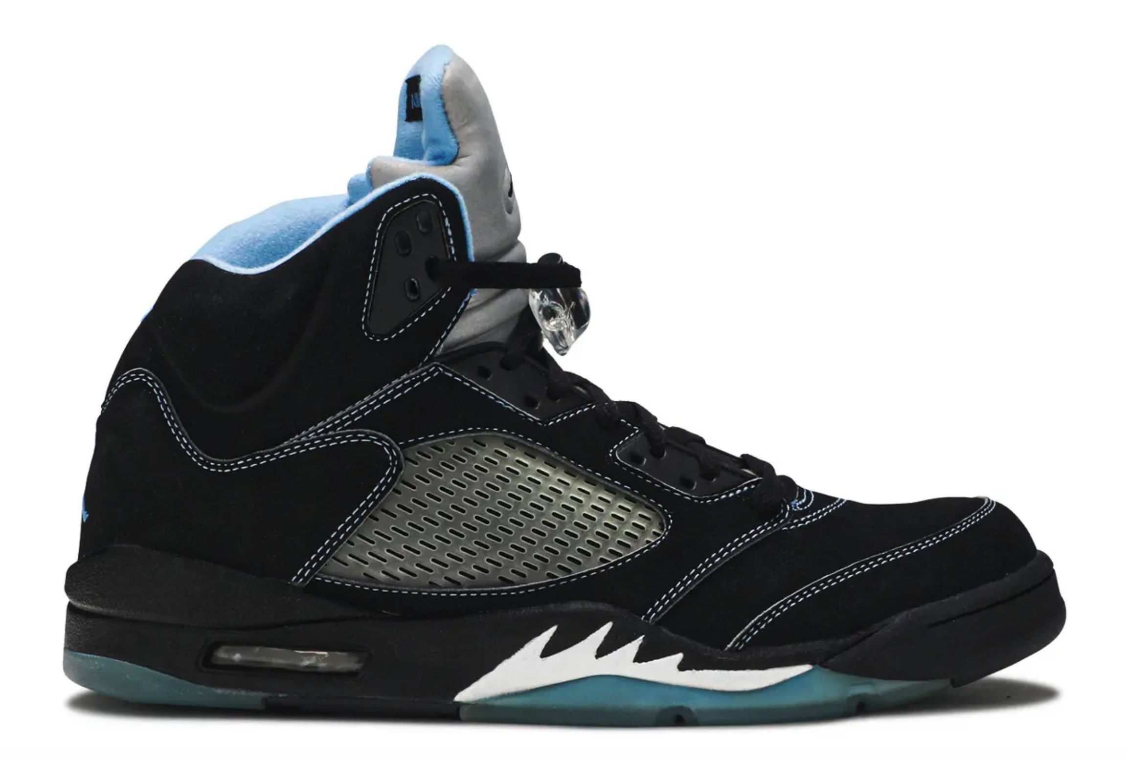 'Black/University Blue' Air Jordan 5