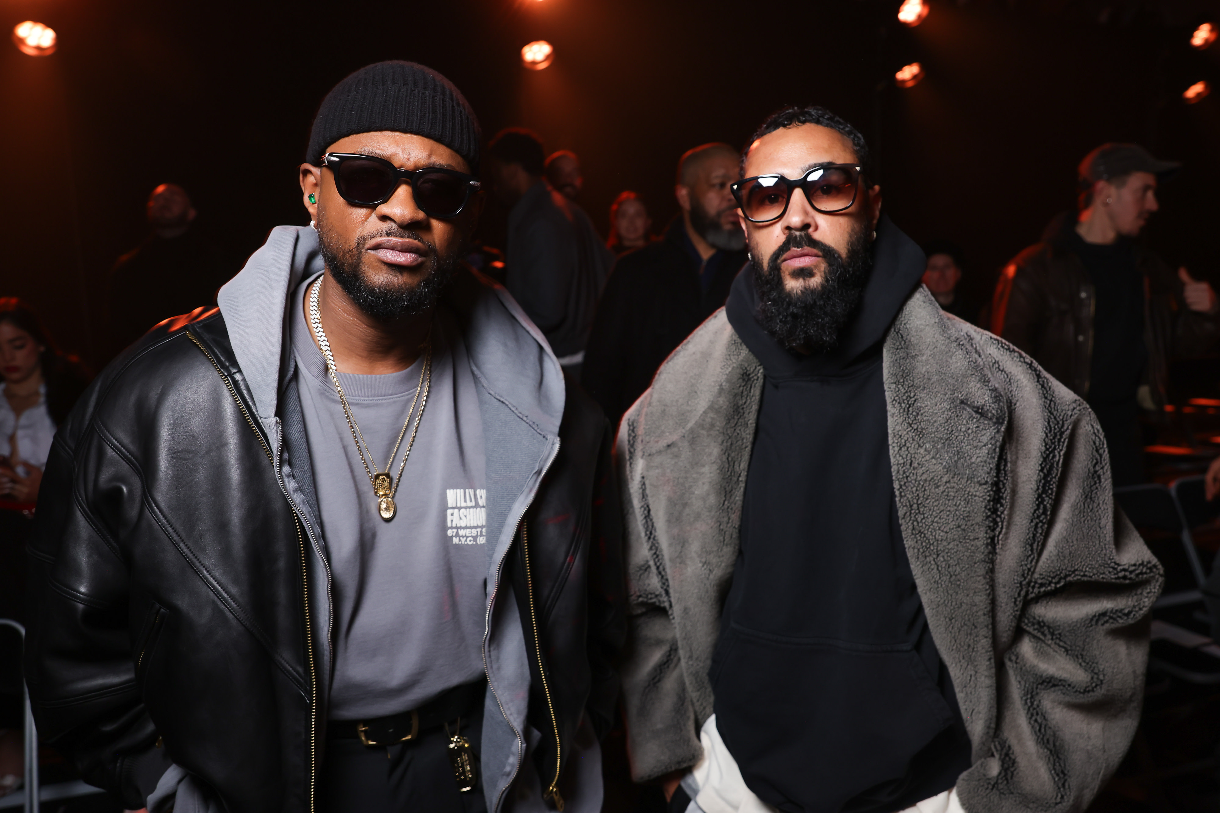 Usher and Jerry Lorenzo were among the attendees at Willy Chavarria Fall/Winter 2026.
