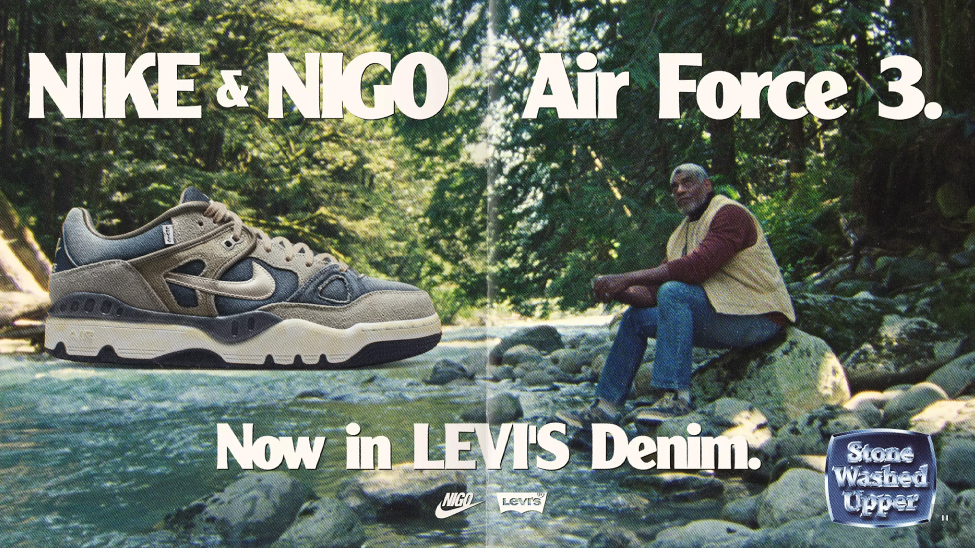 Nigo x Levi's x Nike Air Force 3