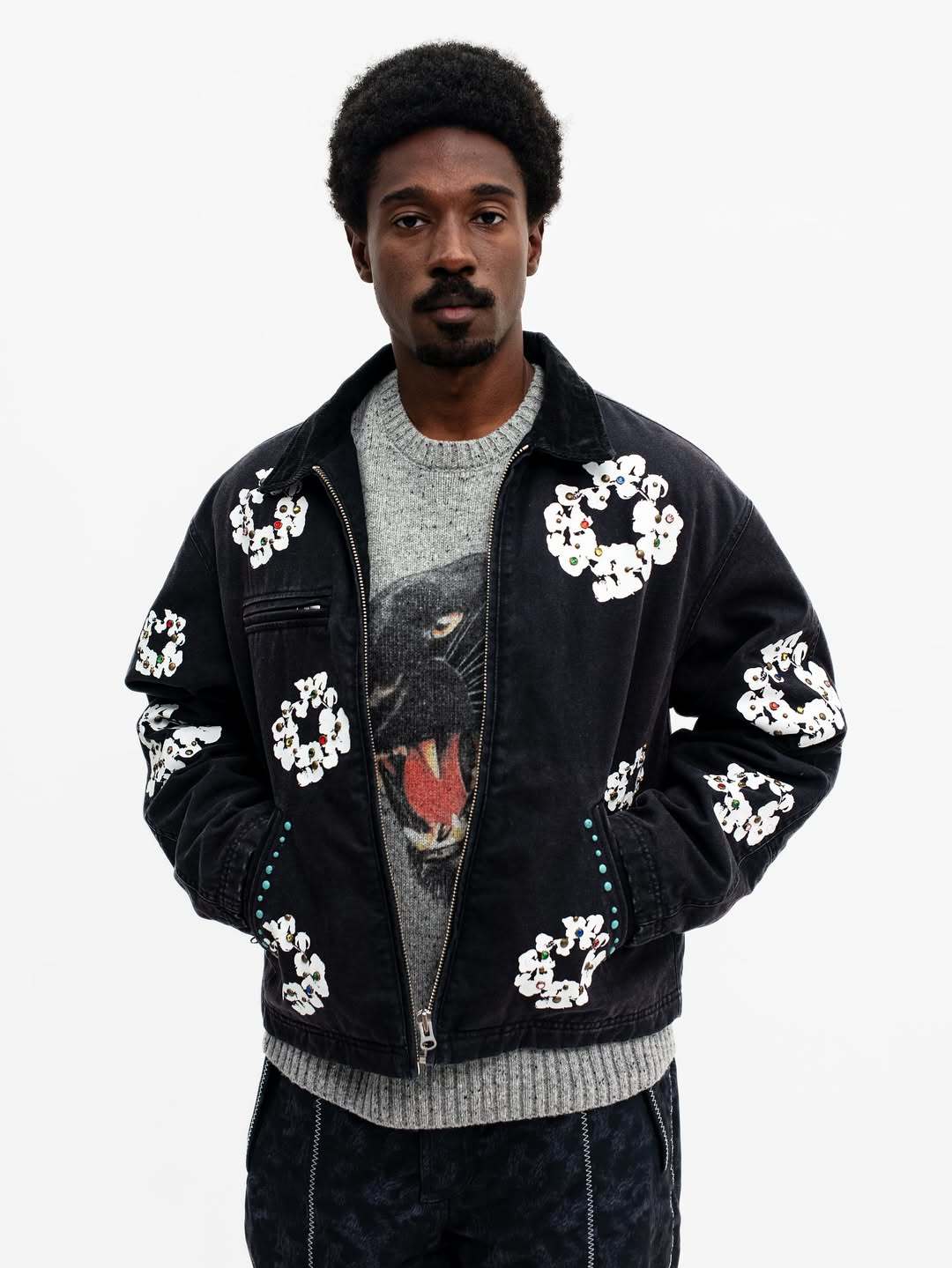 Denim Tears and its Cotton Wreath motif have become defining elements of streetwear in the 2020s.