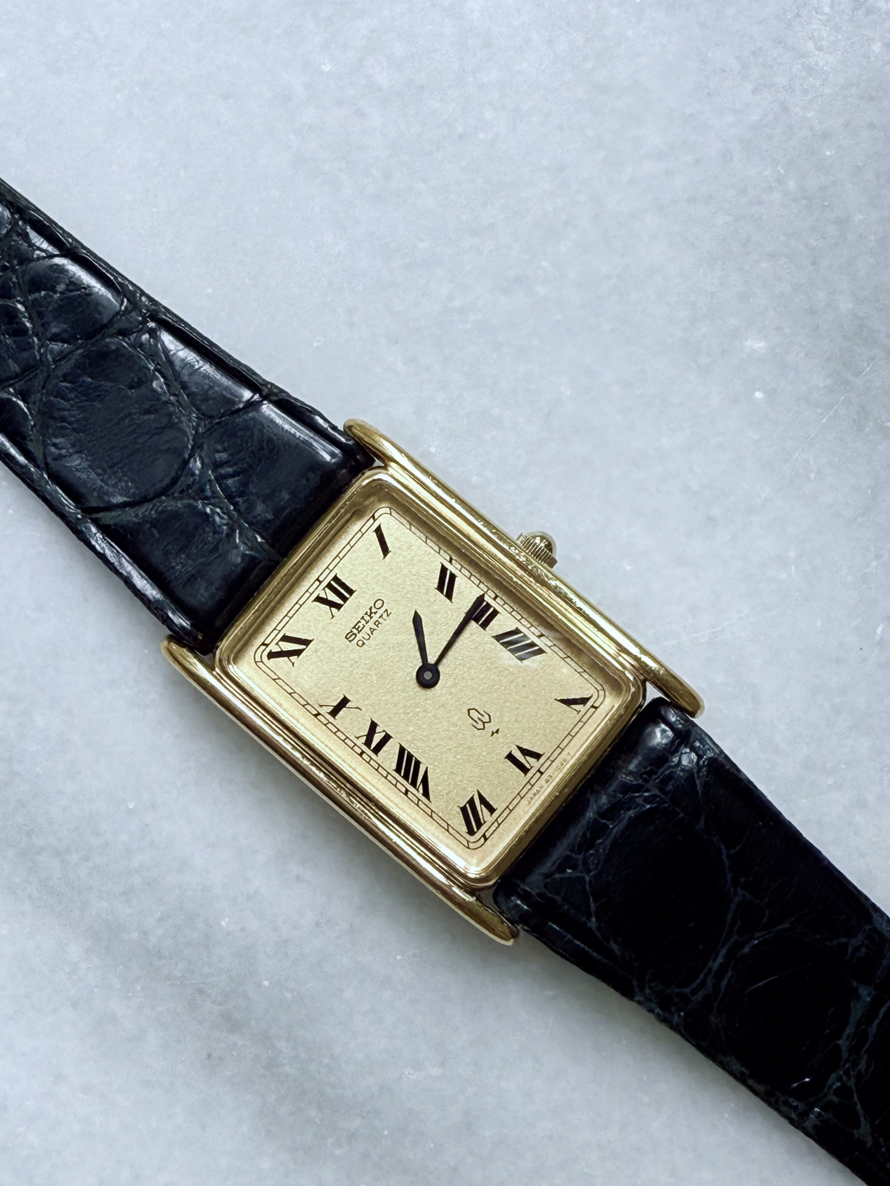 The Seiko Tank is a beautiful vintage watch that is also relatively affordable. 