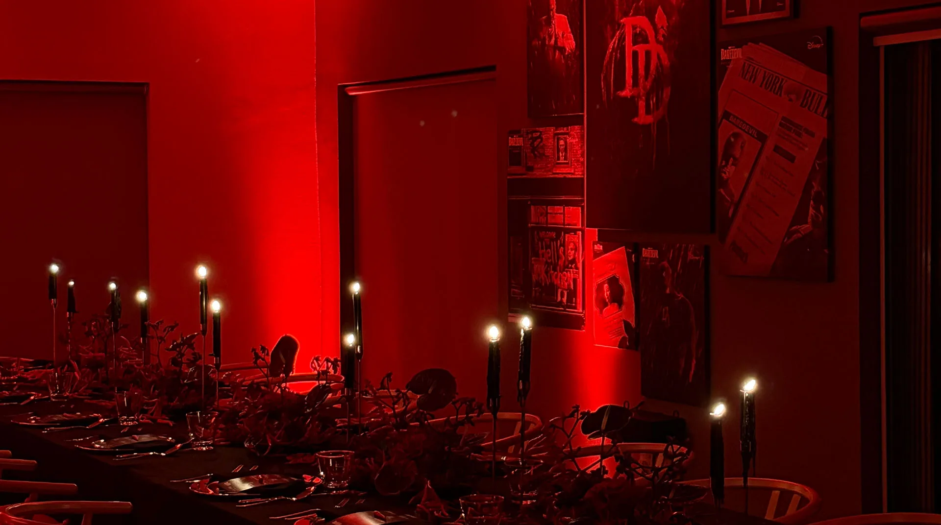 Disney+ and Chef Halawa Served Up a Daredevil-Themed Supper Club in Dubai