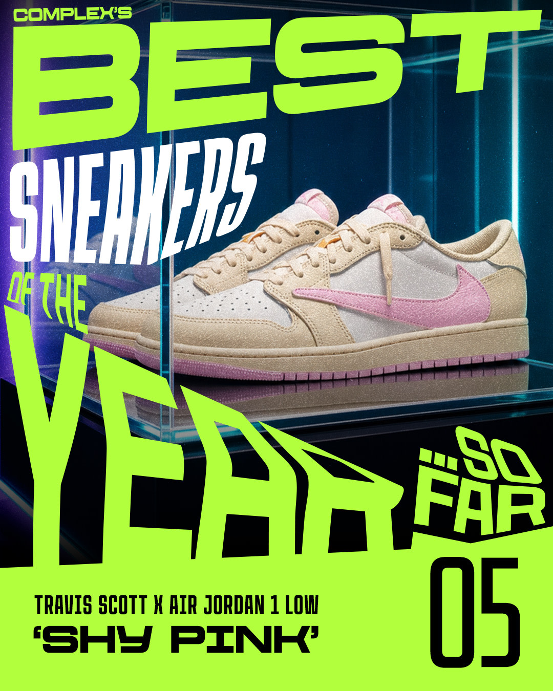 Travis Scott x Air Jordan 1 Low ‘Shy Pink’