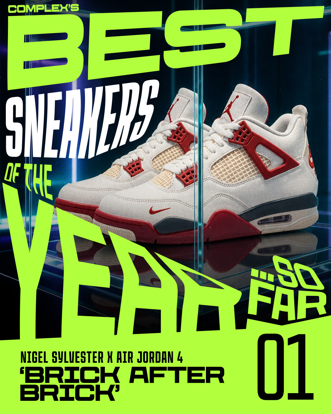 Nigel Sylvester x Air Jordan 4 ‘Brick After Brick’