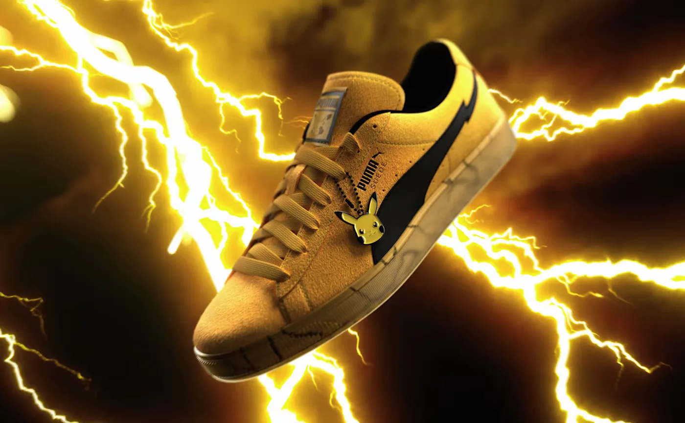 Pikachu Inspires This Pokemon x Puma Suede Collab
